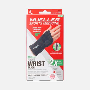 Mueller&reg; Green Fitted Wrist Brace, Right Hand