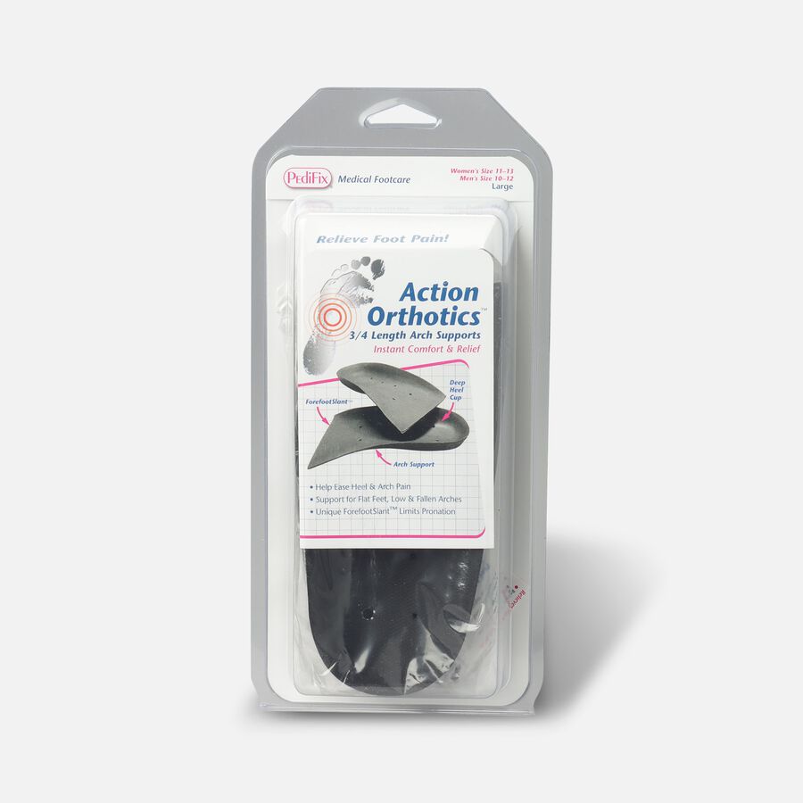 Pedifix Action Orthotics 3/4 Length Arch Support, , large image number 1