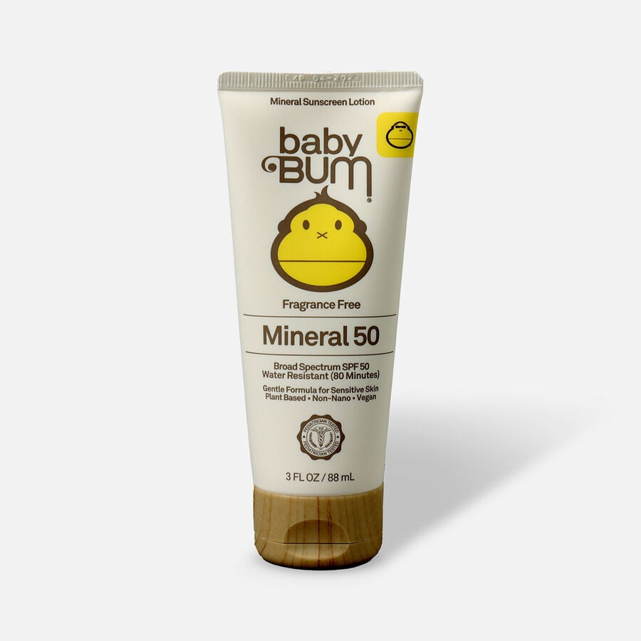 Baby Bum SPF 50 Mineral Sunscreen Lotion, Fragrance Free, 3 oz., , large image number 0