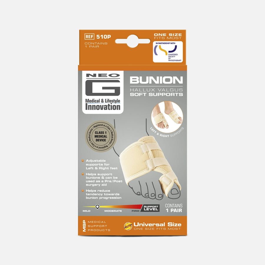 Neo-G Bunion Hallux Valgus Soft Support, One Size, 2 ct., , large image number 0
