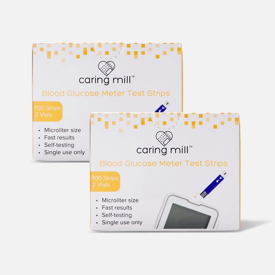 Caring Mill™ Blood Glucose Test Strips, 100 ct. (2-Pack), , large image number 0