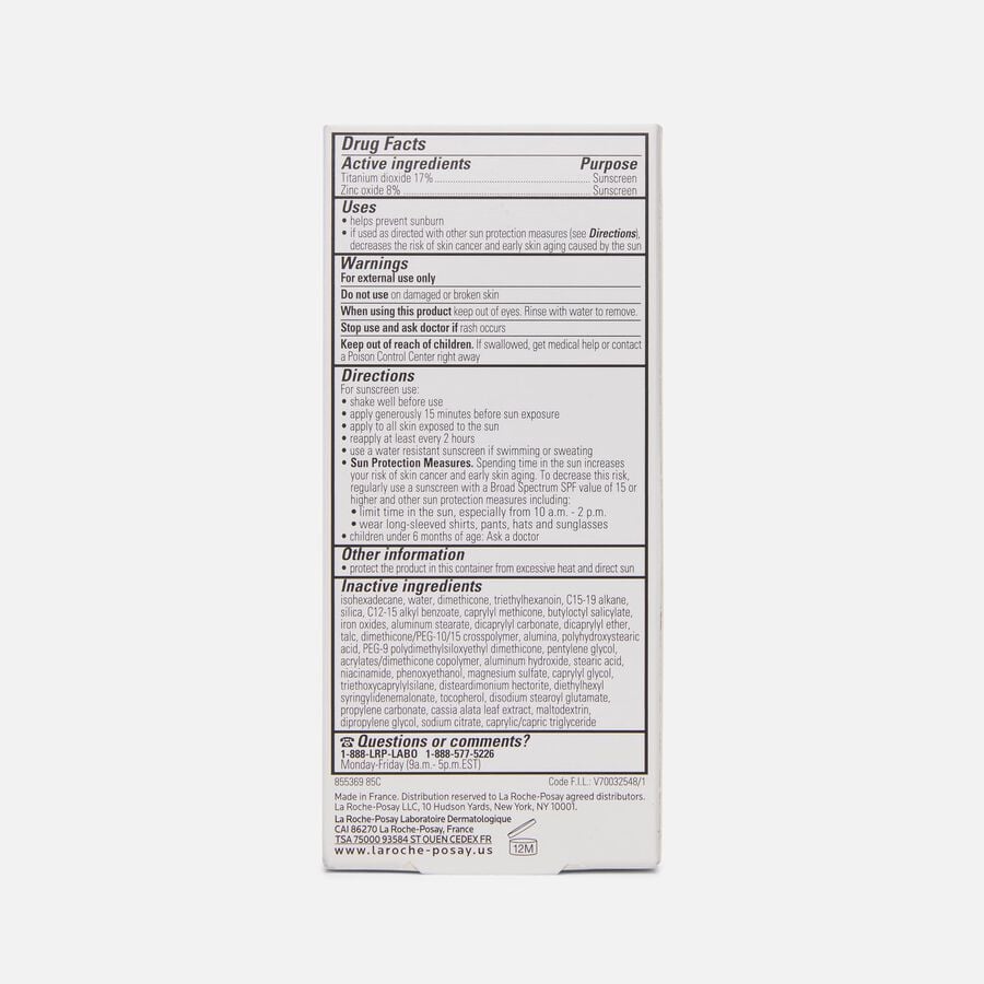 La Roche-Posay Anthelios Mineral Tinted Light Fluid Face Sunscreen, SPF 40, Medium, 1.7 fl oz., Medium, large image number 5