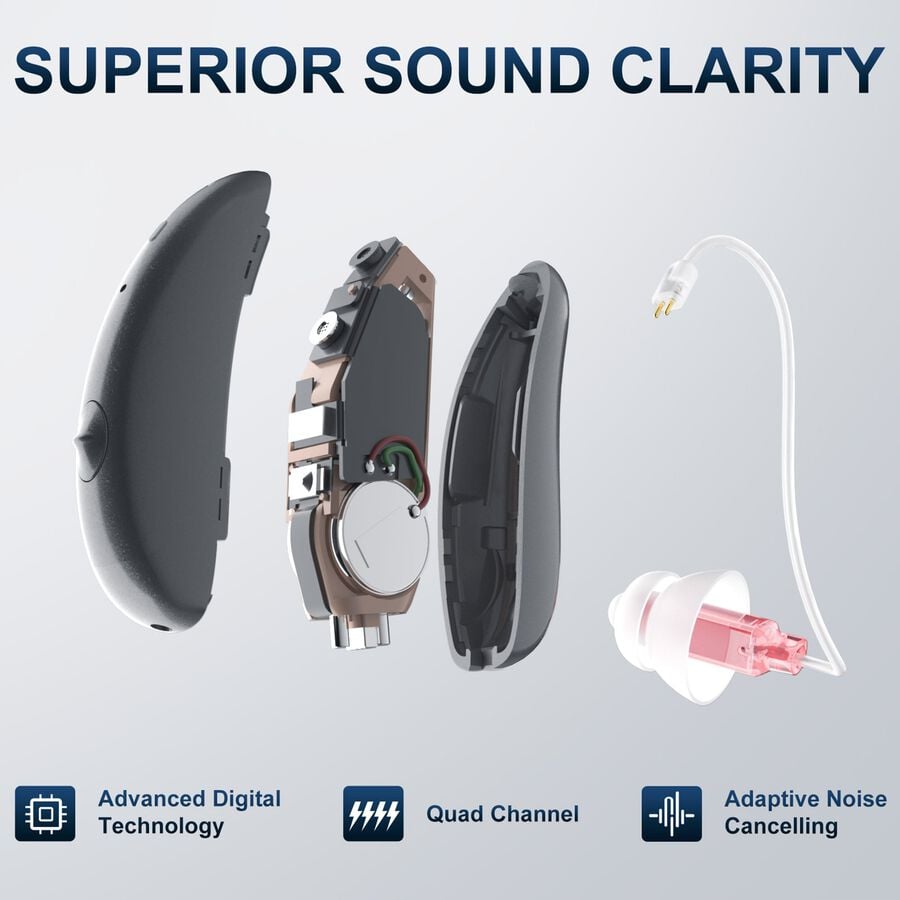 Ceretone Beacon Self-Fitting OTC Hearing Aids, , large image number 1