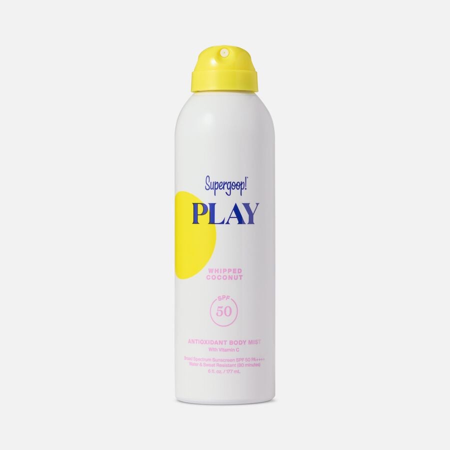 Supergoop! PLAY Antioxidant Body Mist, SPF 50 with Vitamin C, Whipped Coconut, 6 fl. oz., , large image number 0
