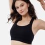 Ingrid + Isabel Basics Seamless Maternity + Nursing Sport Bra, Black, Size XL, , large image number 1