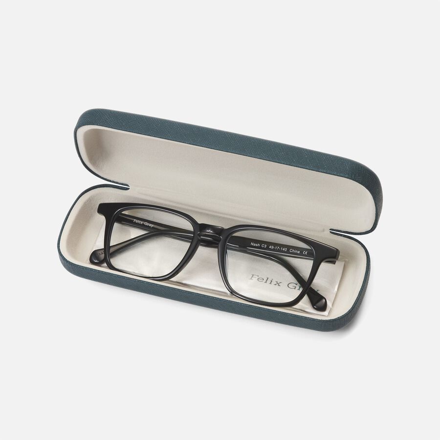 Felix Gray Reading Glasses, Nash, Black, 1.5, Black, large image number 4