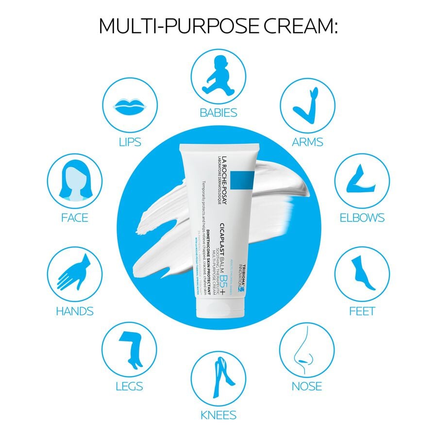La Roche-Posay Cicaplast Balm B5+ Soothing Therapeutic Multi-Purpose Cream, 3.38 fl. oz., , large image number 5