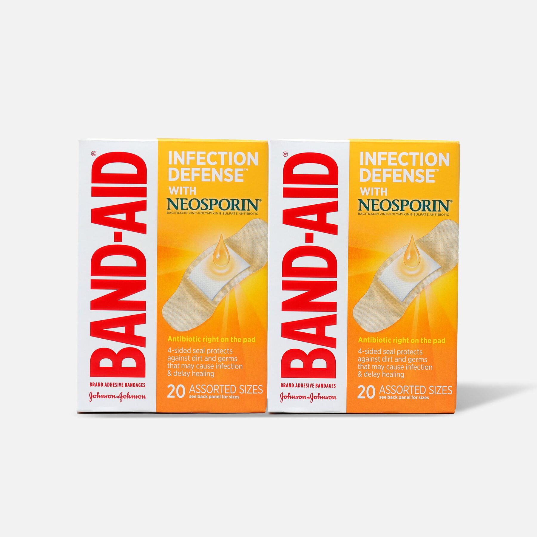 FSA Eligible BandAid Bandages with Neosporin Antibiotic Ointment