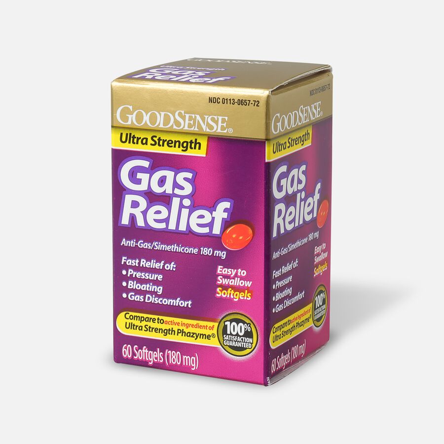 GoodSense® Gas Relief Ultra Strength Simethicone 180 mg Softgels, 60 ct., , large image number 1