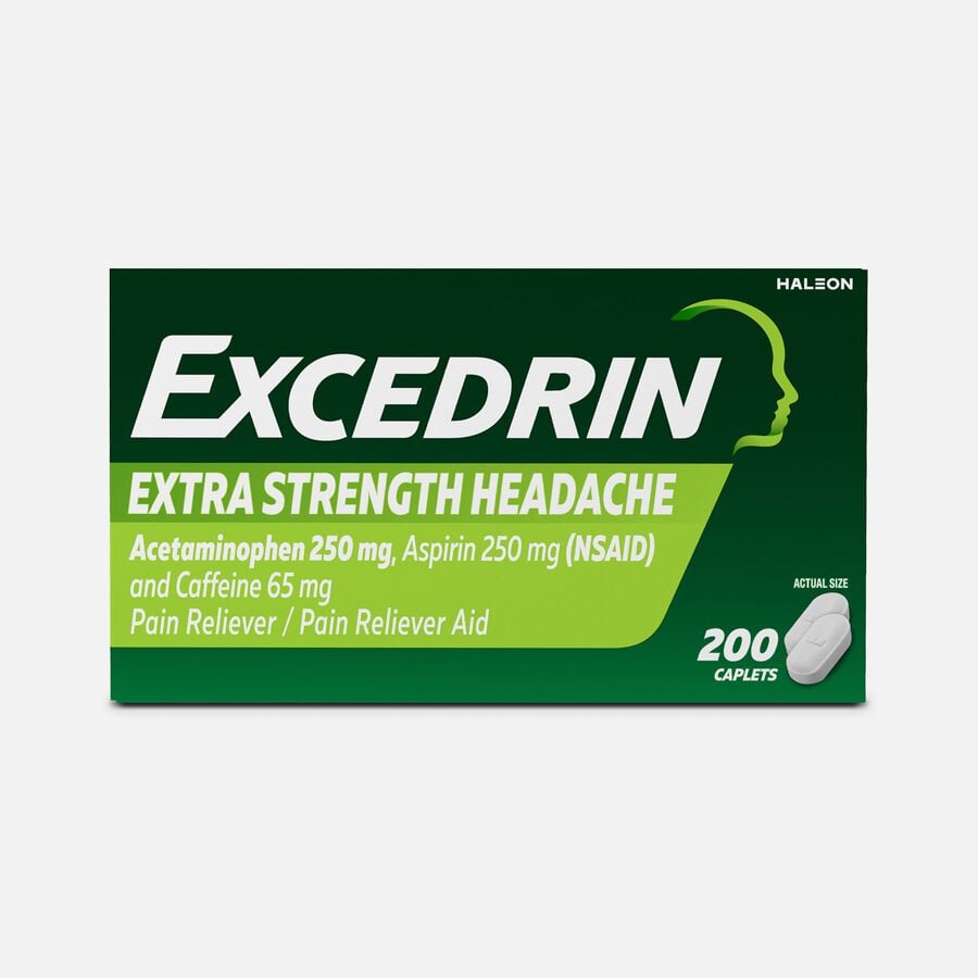 Excedrin Extra Strength Caplets, , large image number 0