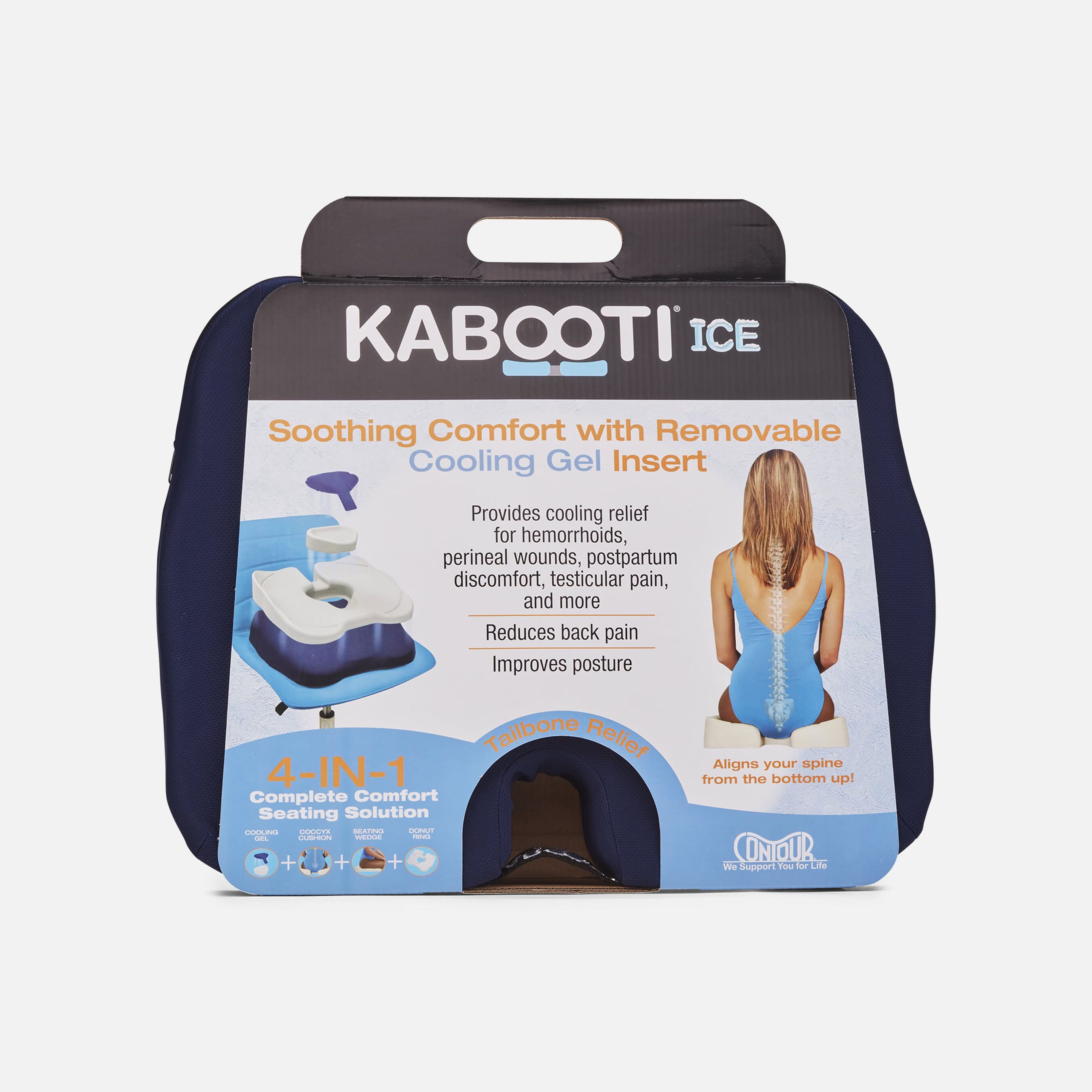 FSA Eligible Kabooti Ice Seat 4in1 Cushion, Navy Blue FSA Store