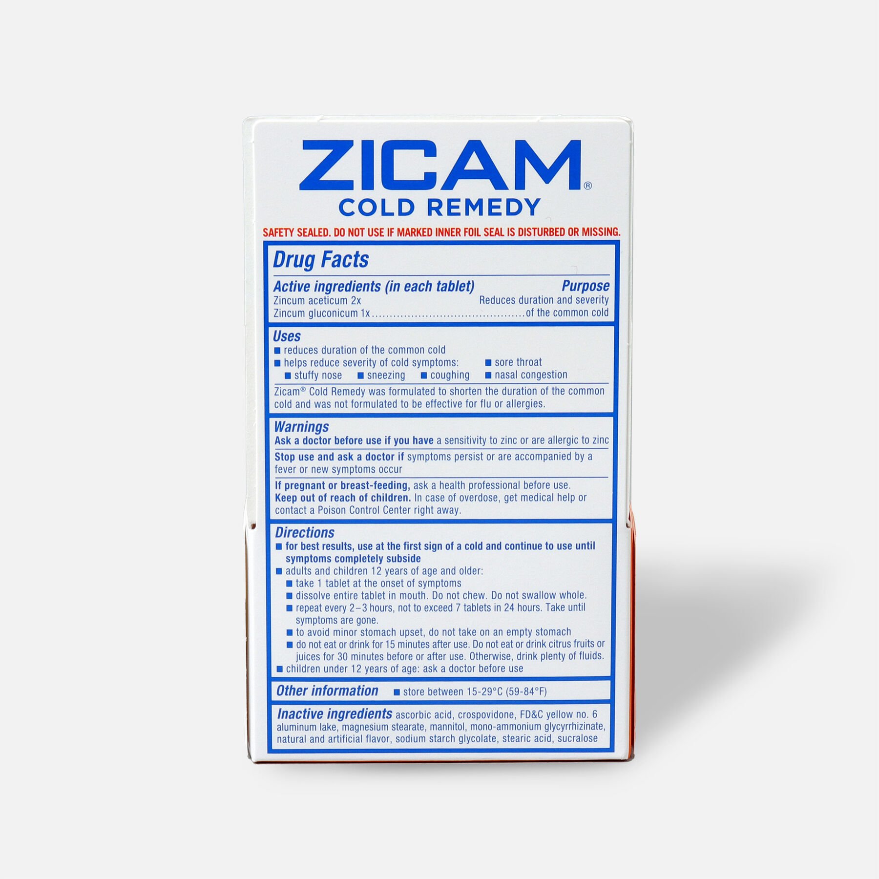 FSA Eligible Zicam Cold Remedy RapidMelts with Vitamin C, Citrus, 25 ct. FSA Store