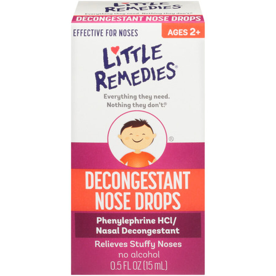 Little Noses Decongestant Drops, 0.5 oz