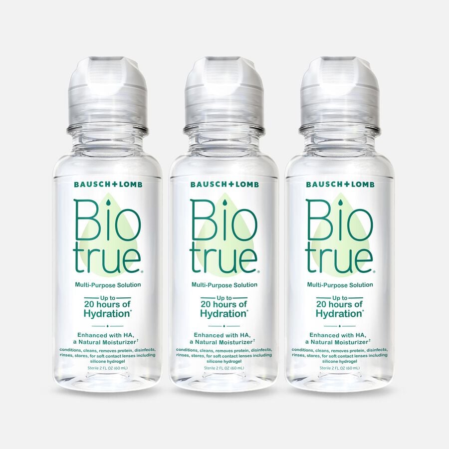 FSA Eligible Biotrue Multipurpose Solution Travel Size 2 oz (3 Pack