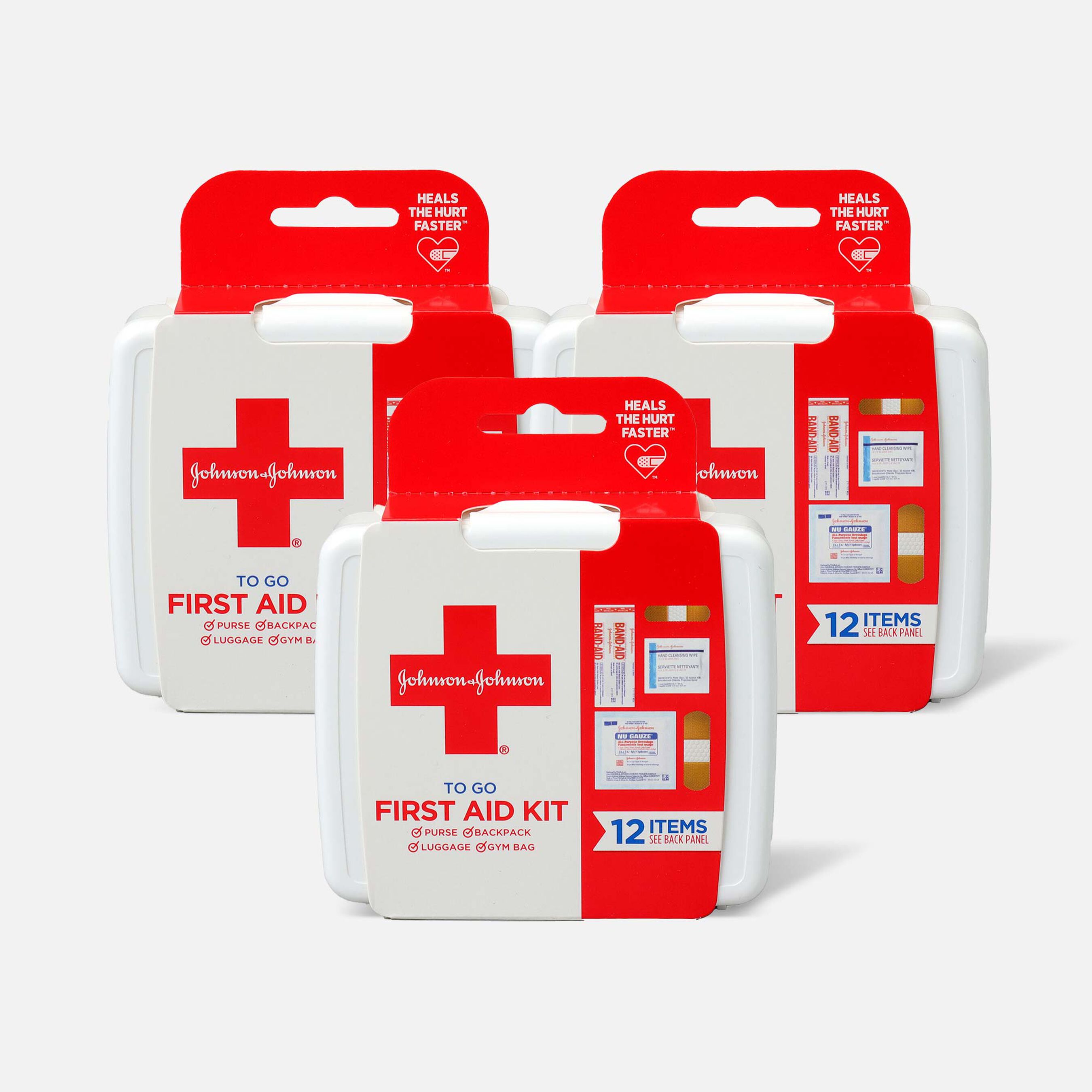 FSA Eligible Johnson & Johnson First Aid To Go! Essential Emergency