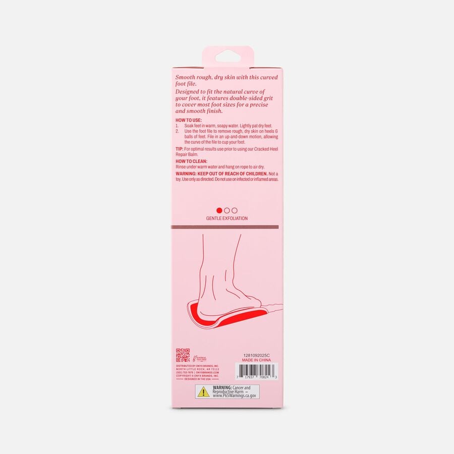ONYX Professional Smooth Curve XL Foot File, , large image number 1