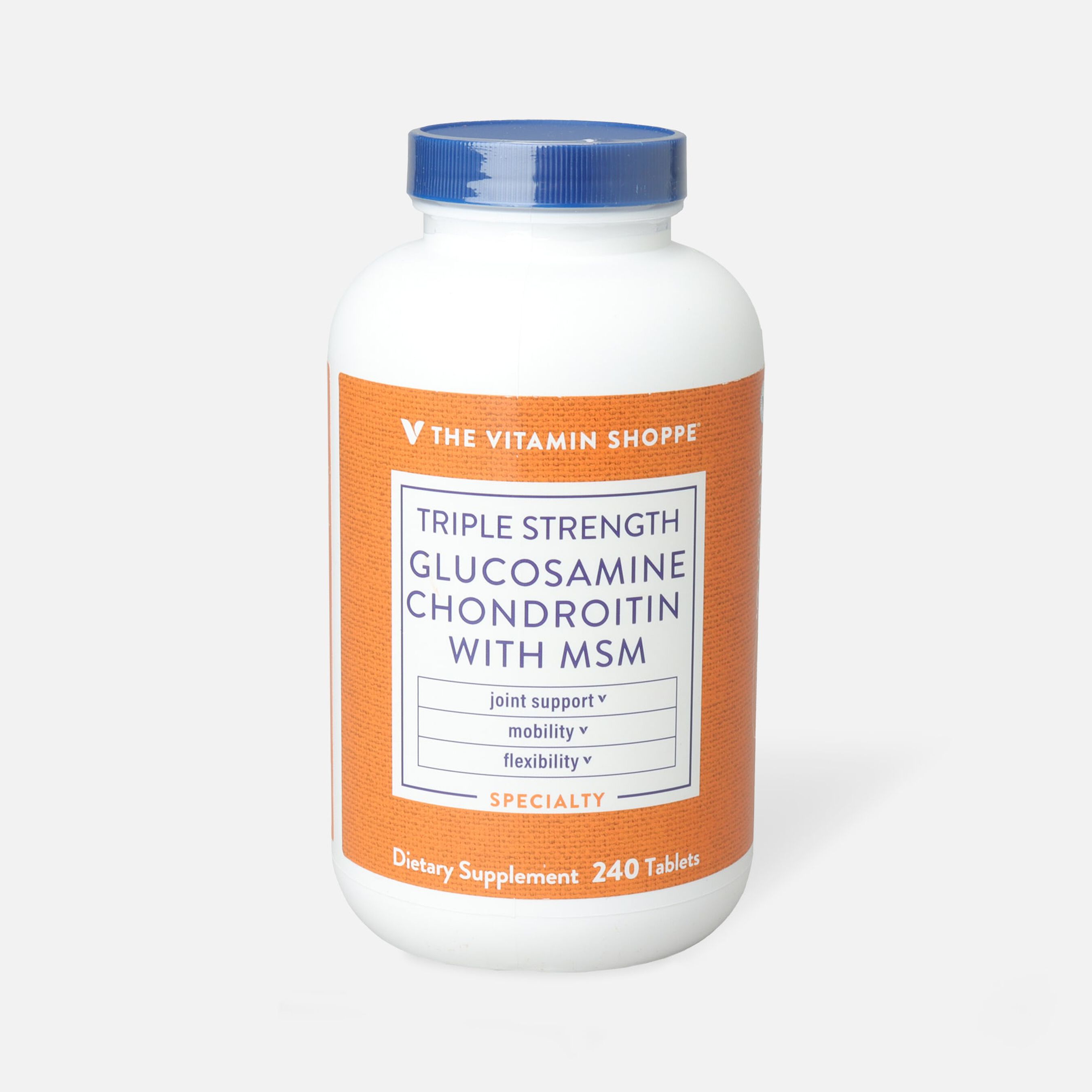 Vitamin Shoppe Triple Strength Glucosamine Chondroitin With MSM, Tablets