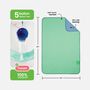 Improvia Washable Underpads, Large 34" x 52" - Heavy Absorbency Reusable Bedwetting Incontinence Pads - 500+ Washes (Pack of 2), , large image number 3