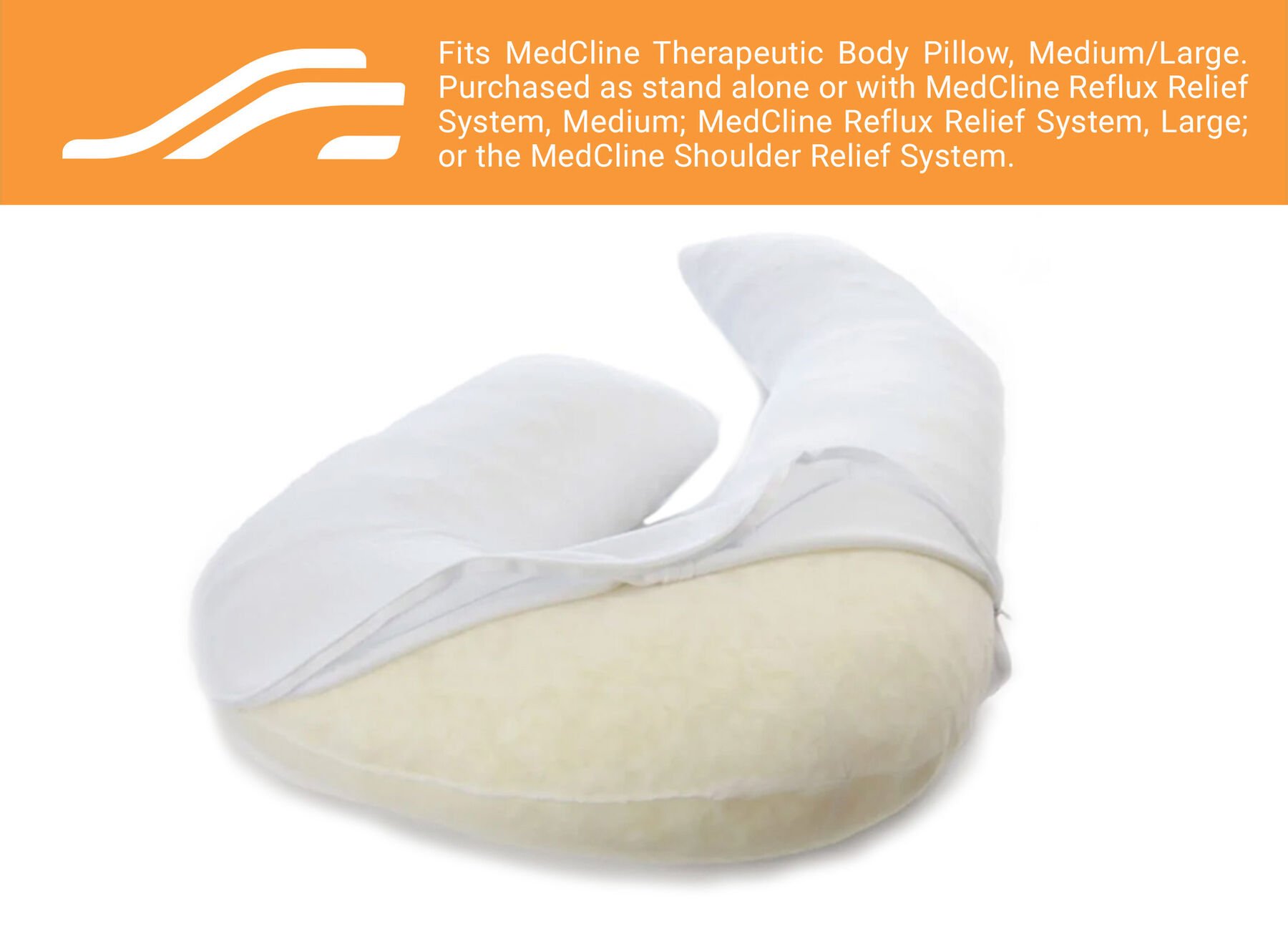 FSA Eligible MedCline Therapeutic Body Pillow Cover, M/L FSA Store