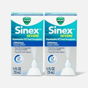 Vicks Sinex Severe Nasal Spray, Original (2-Pack)