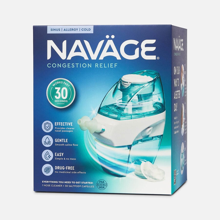 Navage Saline Nasal Irrigation Deluxe Kit, , large image number 0