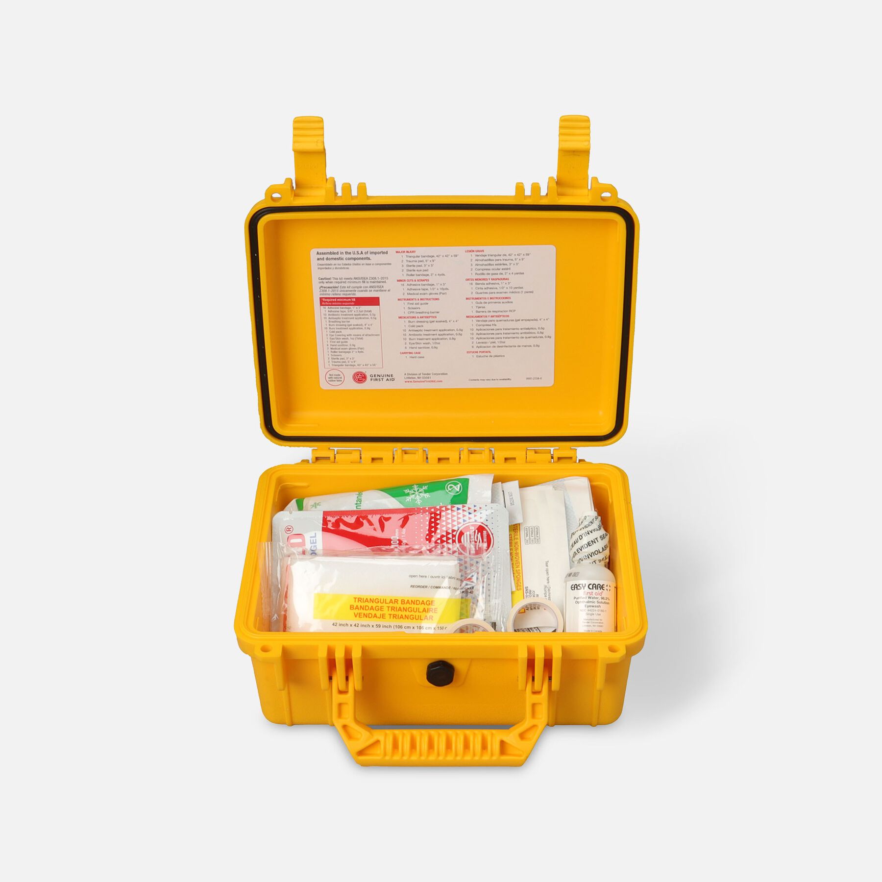 FSA Eligible Genuine First Aid Waterproof First Aid Kit Class A ANSI