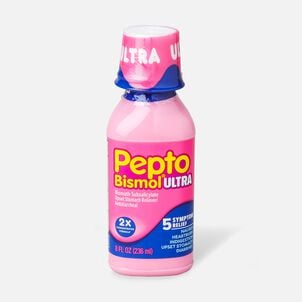 Pepto Bismol Ultra 5 Symptom Stomach Relief Liquid, Original