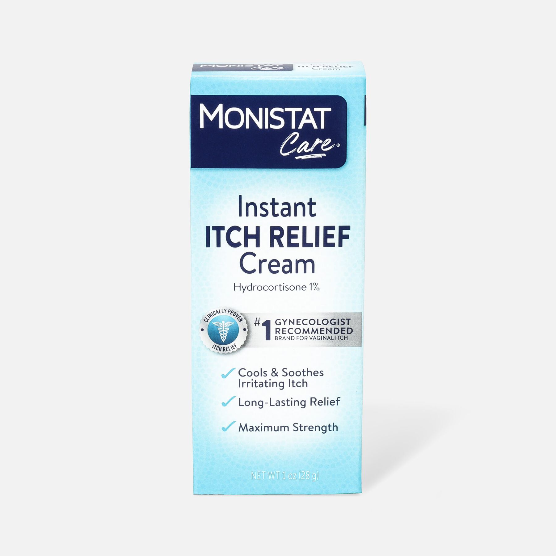 FSA Eligible Monistat Instant Itch Relief Cream, Maximum Strength, 1 oz