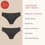 Proof® Period Underwear - Lace Cheeky (3 Tampons/6 tsps), , large image number 3