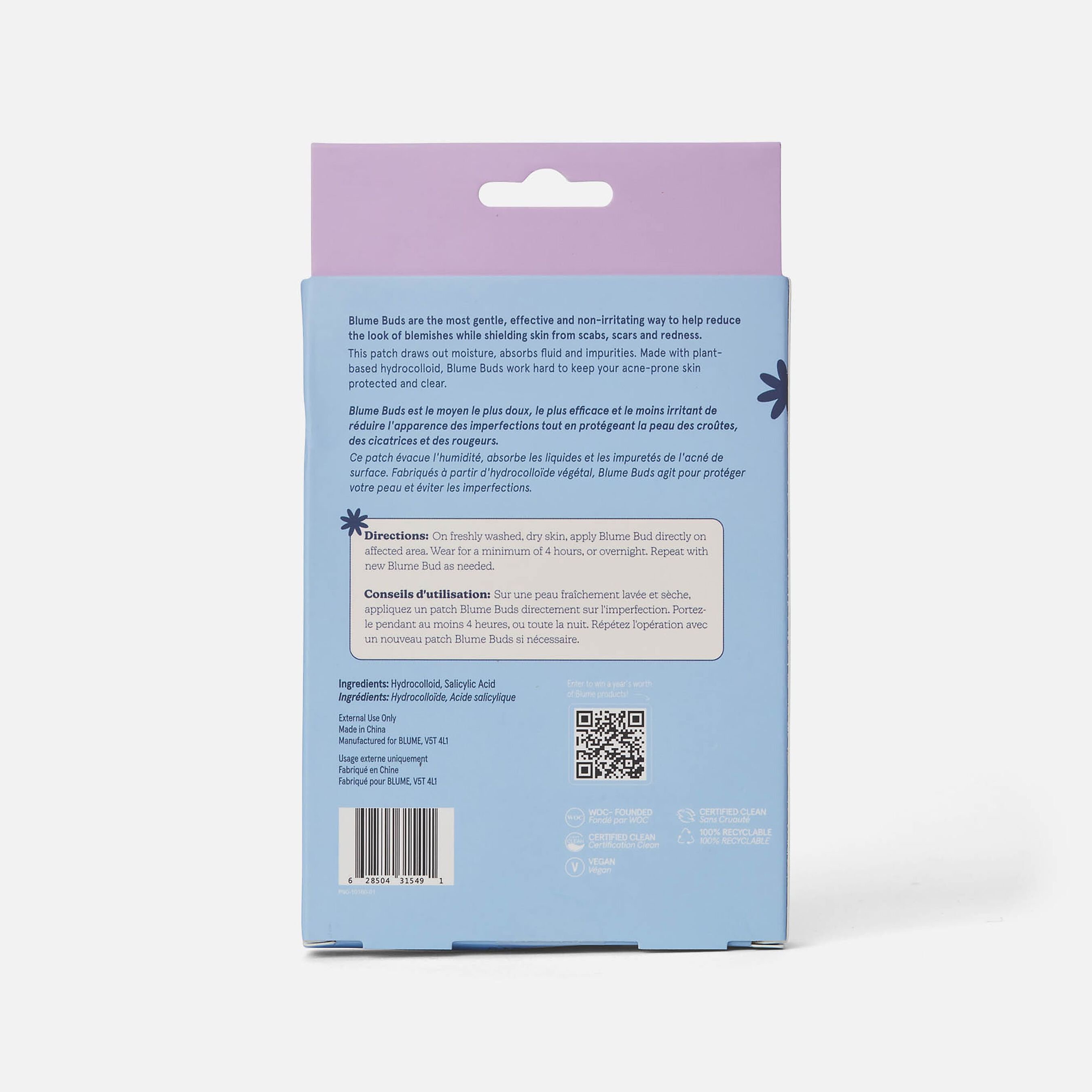 FSA Eligible Blume Buds Power Patches for Acne Prone Skin, 24 ct. FSA