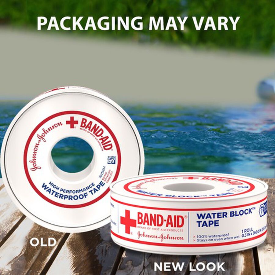 Band-Aid First Aid Water Block Tape, , large image number 4