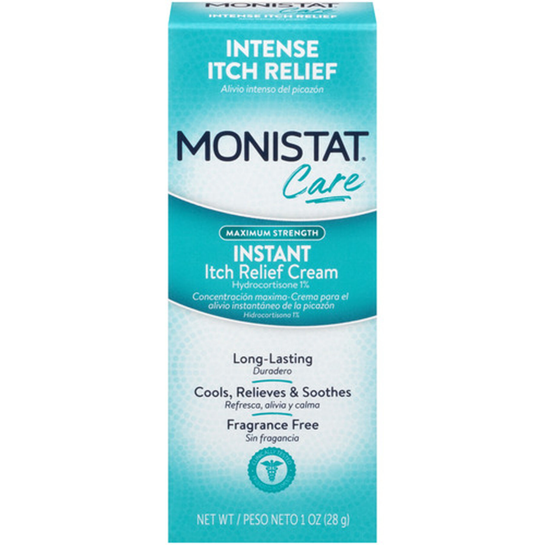 Monistat Instant Itch Relief Cream, Maximum Strength, 1 oz