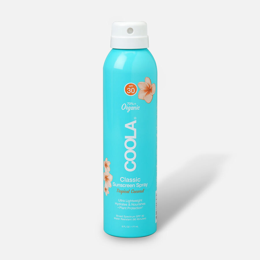 Coola Classic Body Organic Sunscreen Spray SPF 30 Tropical Coconut, 6 oz., , large image number 0