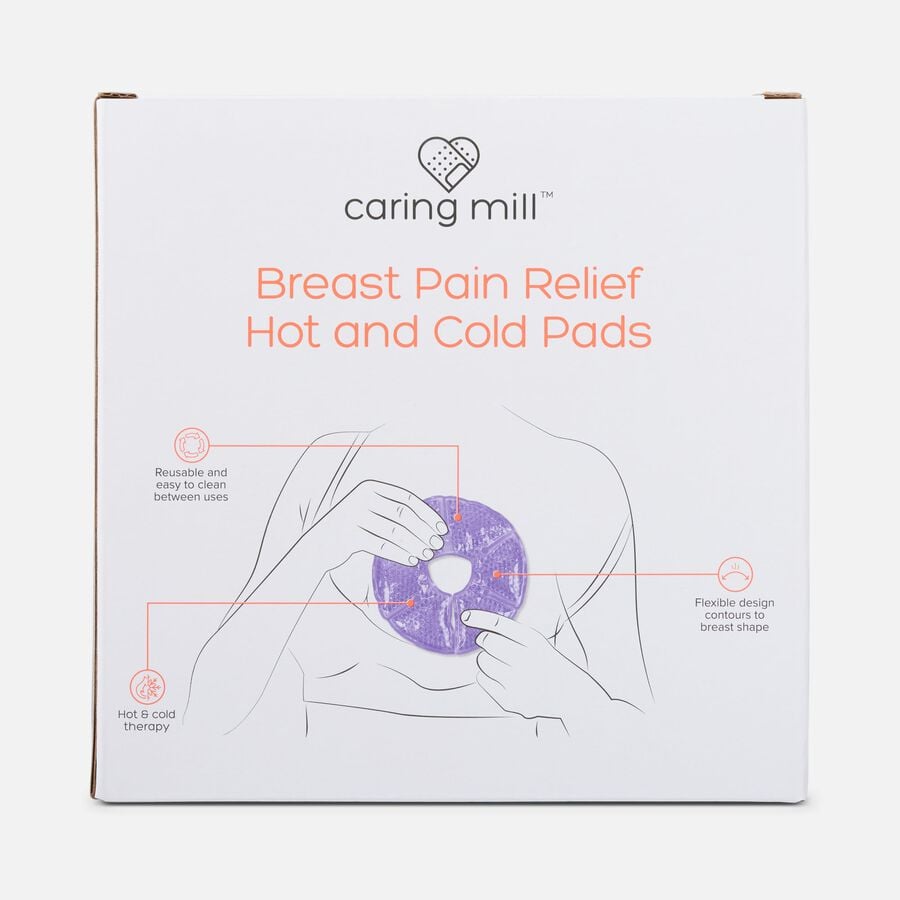 Caring Mill&trade; Breast Pain Relief Hot and Cold Pads, 4 ct., , large image number 2