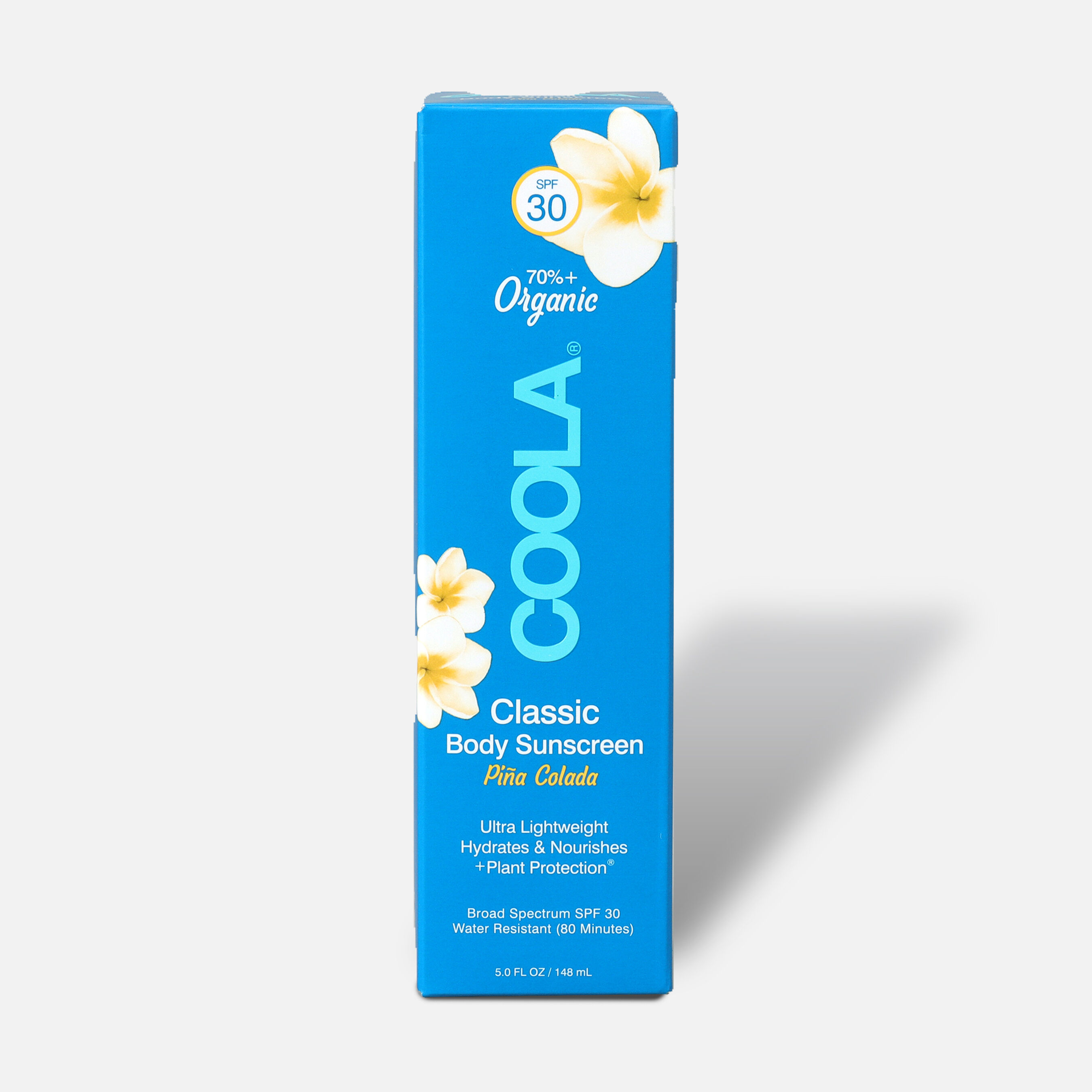 Coola Classic Body Organic Sunscreen Lotion SPF 30 Pina Colada, 5oz.