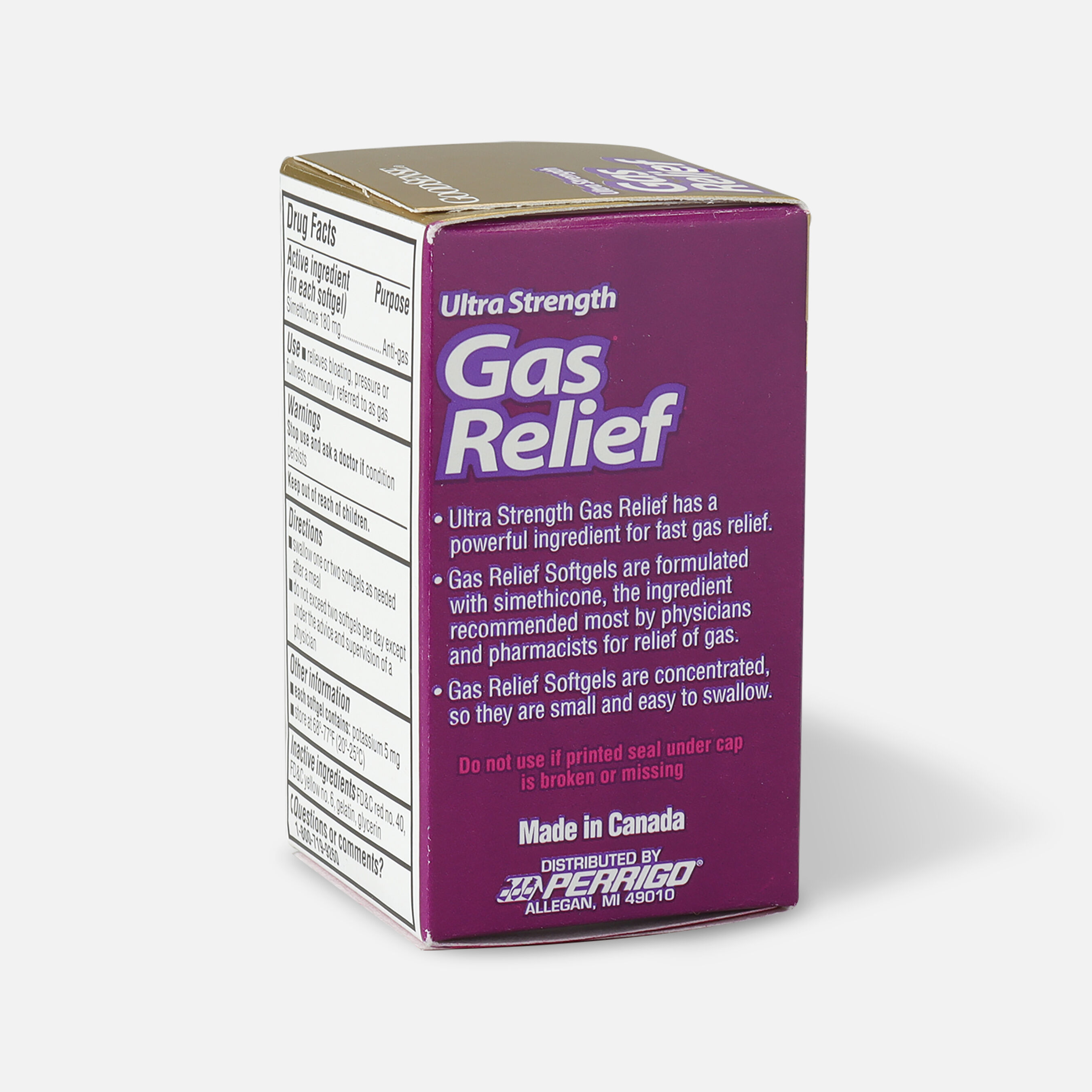 GoodSense® Gas Relief Ultra Strength Simethicone 180 mg Softgels, 60 ct