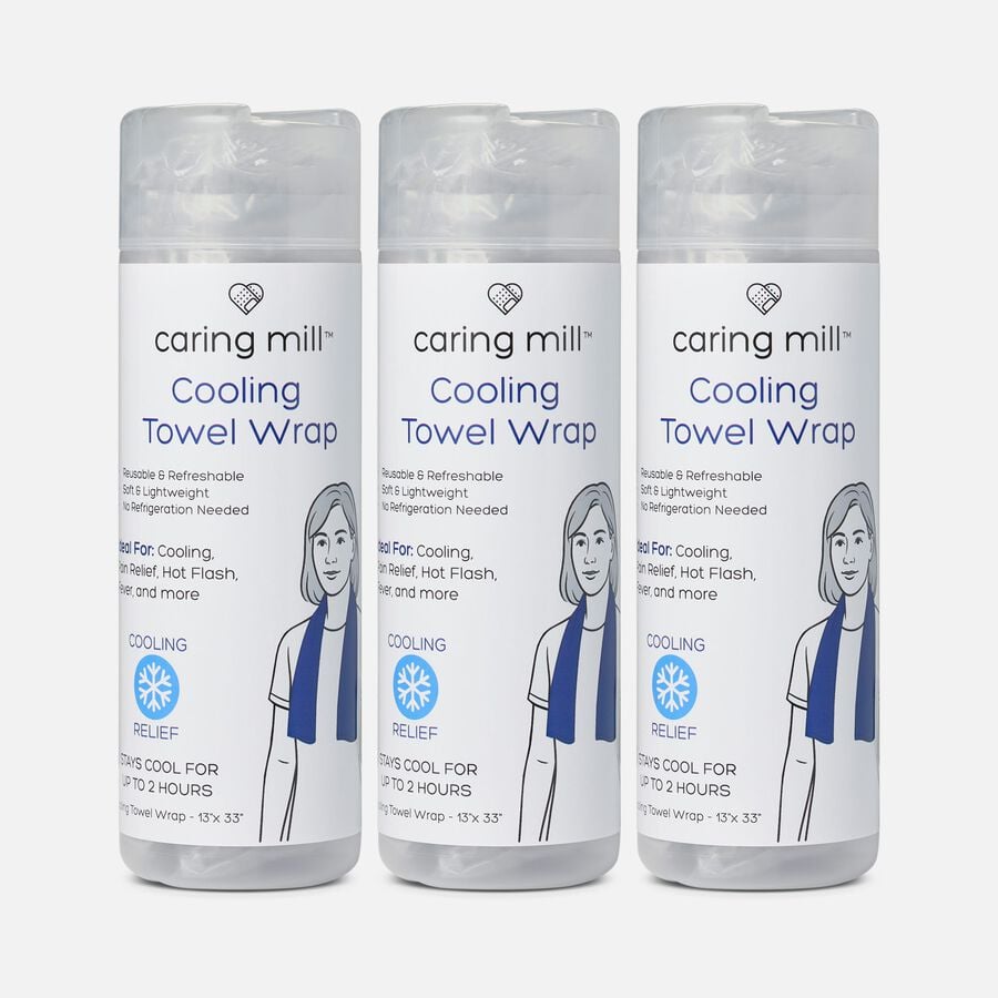 Caring Mill&trade; Pain Relief and Hot Flash Relief Cooling Towel (3 pack), , large image number 0