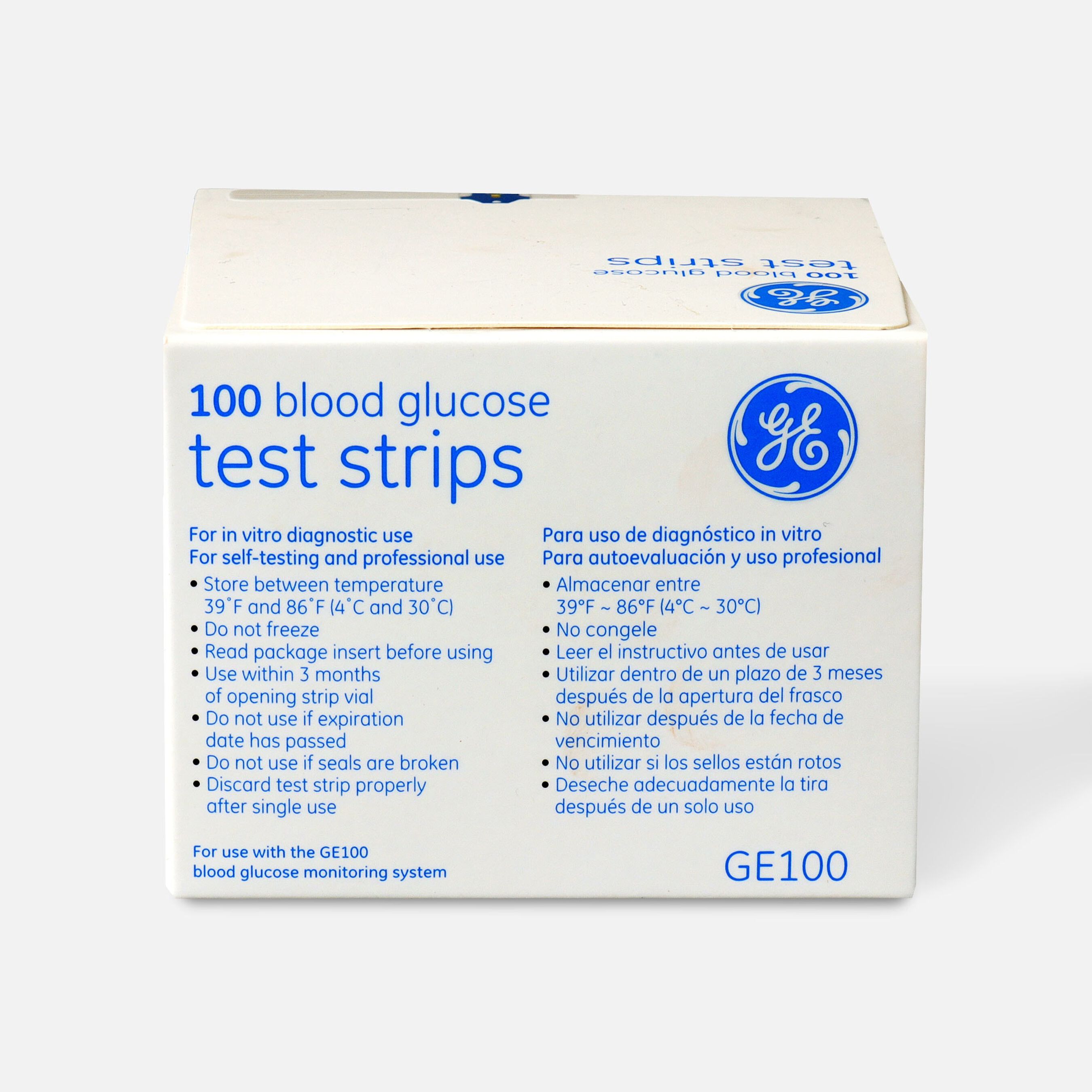 FSA Eligible GE100 Test Strips, 100 ct. FSA Store