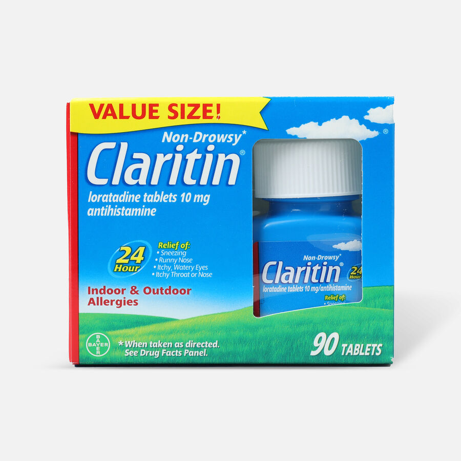 Claritin 24 Hour Non Drowsy Allergy Relief 10 mg Tablets, , large image number 2