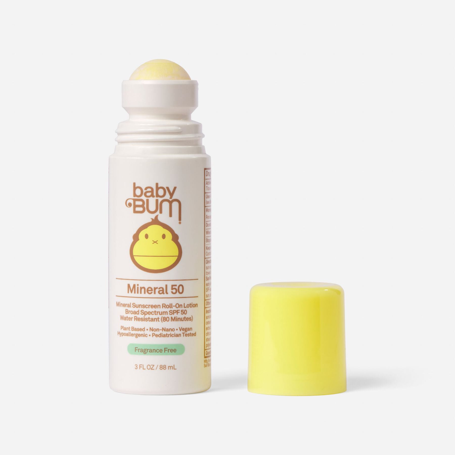 FSA Eligible Sun Bum Baby Bum Roll On Mineral Sunscreen SPF 50 FSA