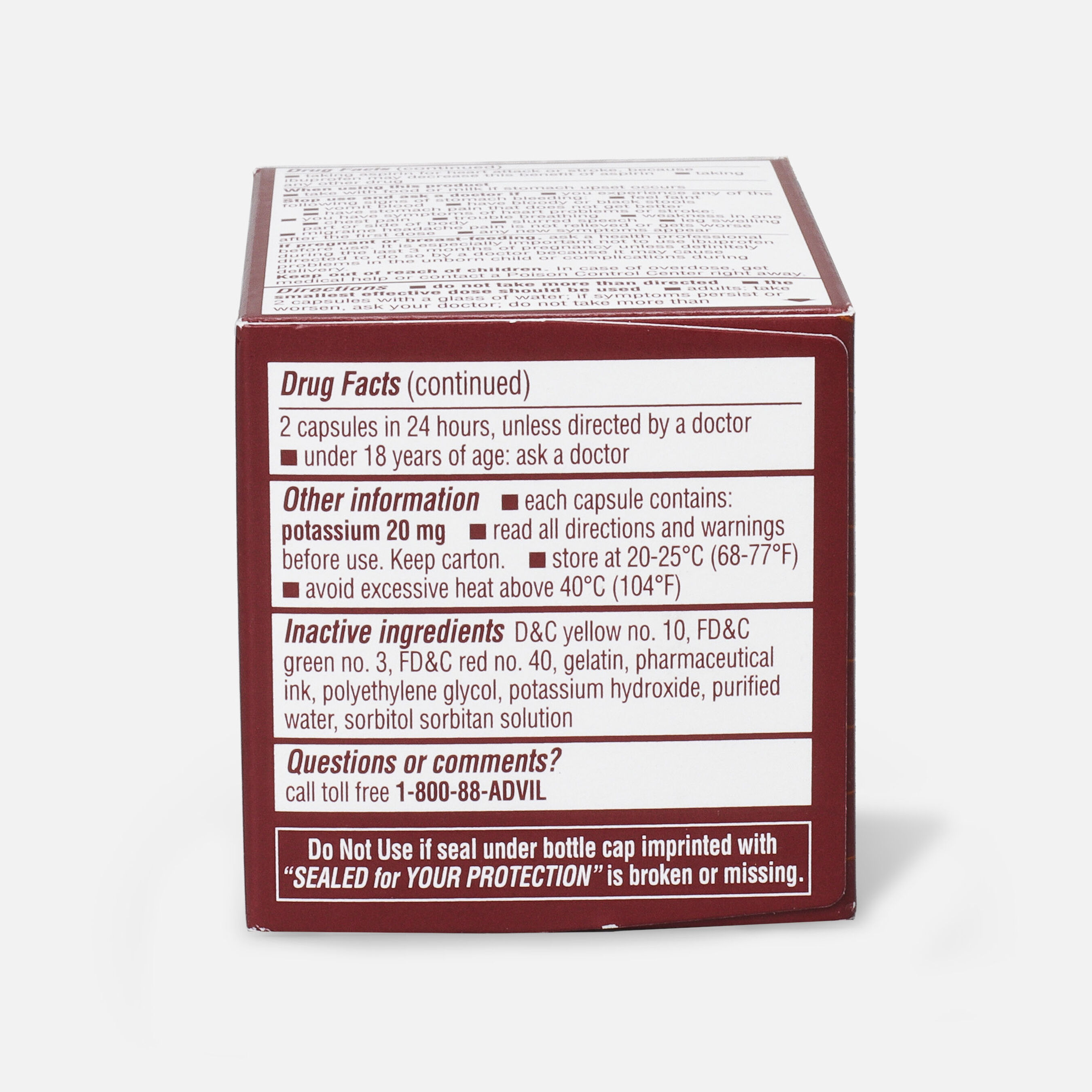 Advil Migraine Pain Reliever and Fever Reducer Liquid Filled Capsules