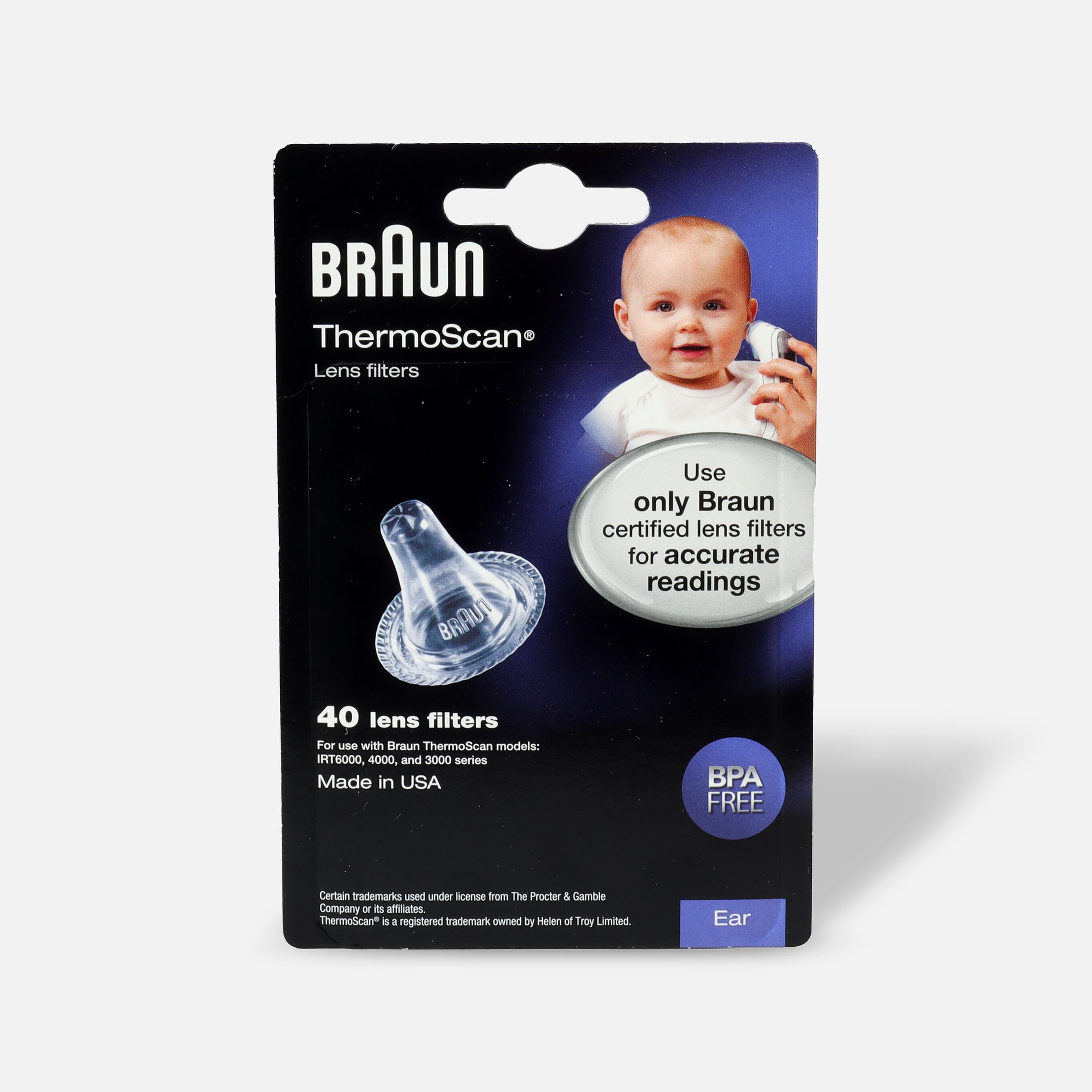 FSA Eligible Braun Thermoscan Lens Filters, LF40, 40 ct. FSA Store