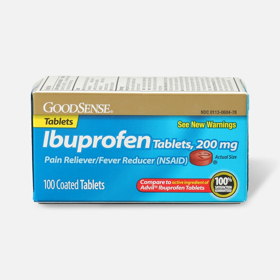GoodSense® 200 mg Ibuprofen Tablet, 100 ct., , large image number 0