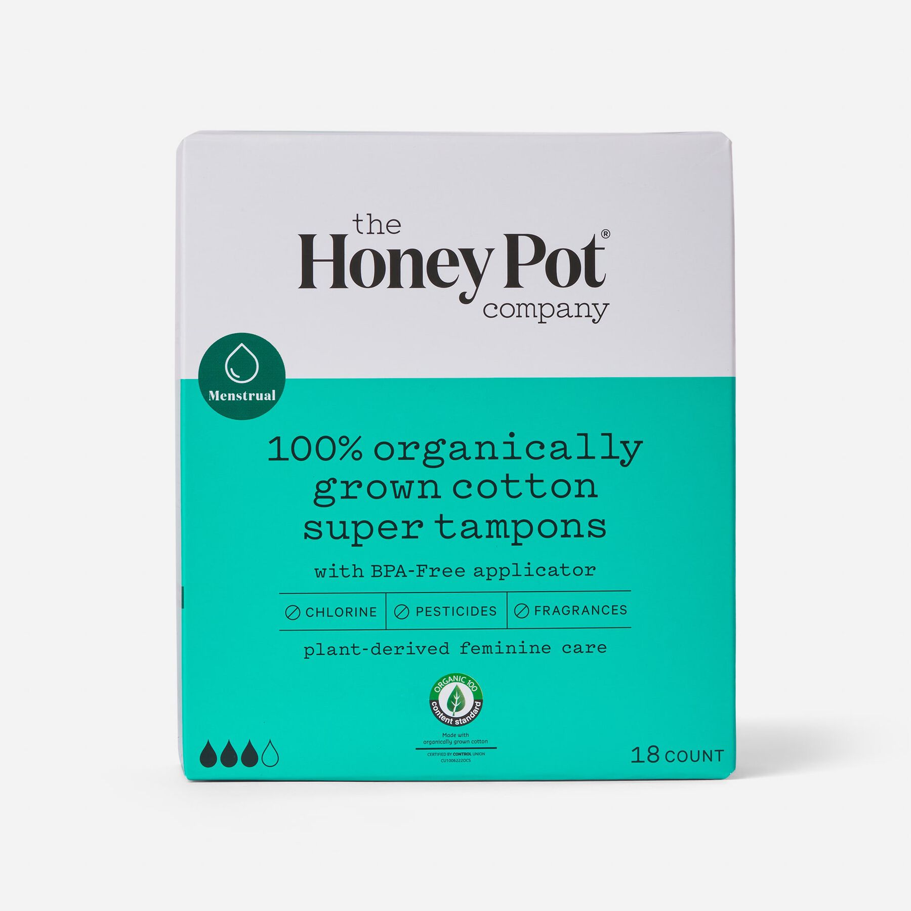 FSA Eligible The Honey Pot Super Organic Cotton BPA Free Applicator