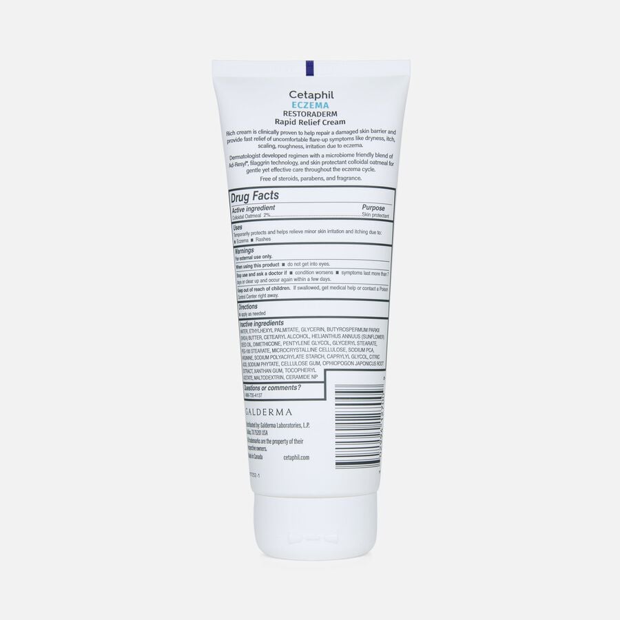 Cetaphil Eczema Restoraderm® Rapid Relief Cream, 8 oz., , large image number 1