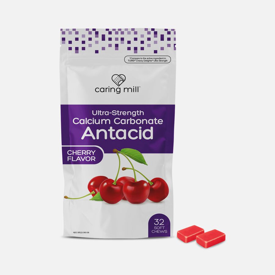 Caring Mill™ Antacid Soft Chews, Cherry, 32 ct., , large image number 1