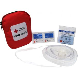 Genuine First Aid Portable CPR Mask, Soft Case