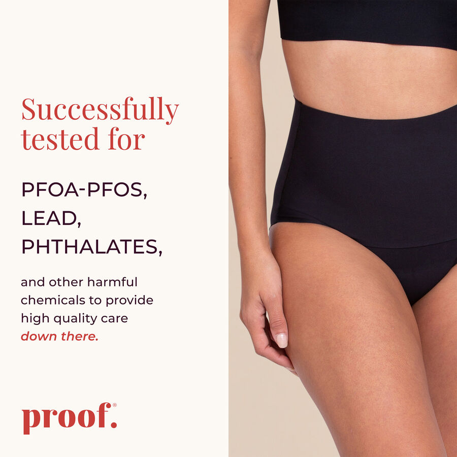 Proof® Period Underwear - Smoothing Brief (1 Light Tampon/Panty Liner), , large image number 3