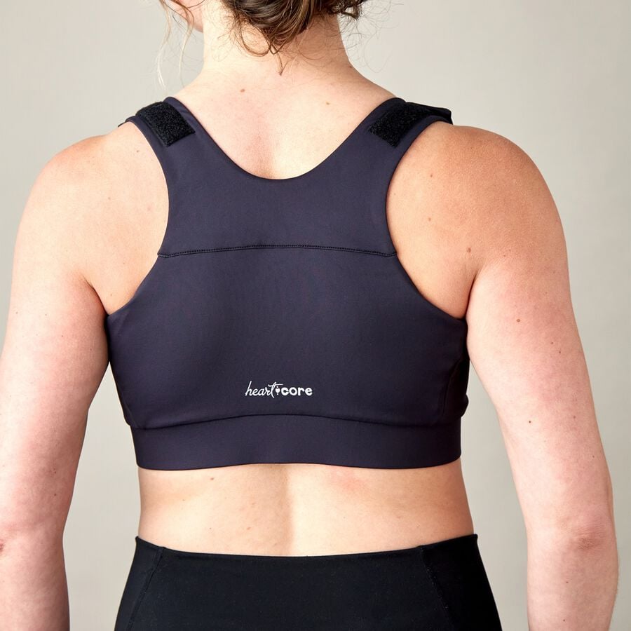 heart&core Shirl Post-Surgical Bra, Black, , large image number 4