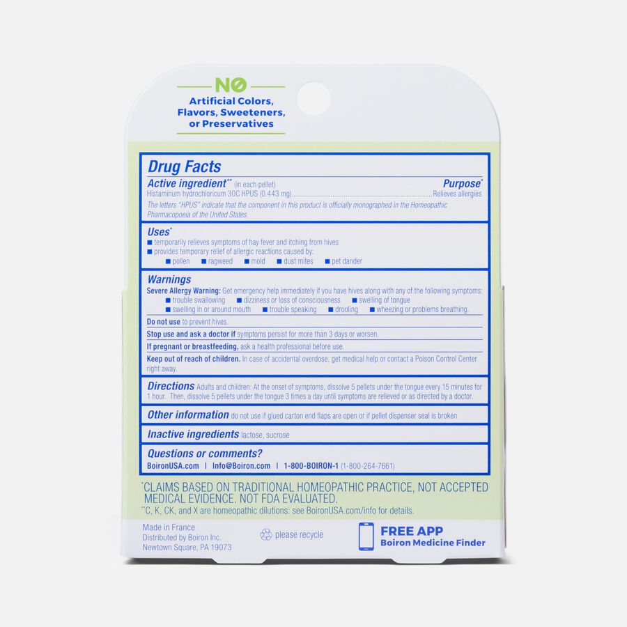 Boiron Allergy Relief Histaminum, 3 pk., 80 Pellets ea., , large image number 1